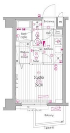ガーラ・ヒルズ不動前 3階 間取り図