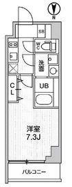 グラシアプレイス大森町 503 間取り図