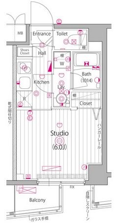 ガーラ・ヒルズ不動前 2階 間取り図