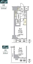 グラシアプレイス大森町 202 間取り図