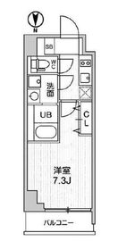 グラシアプレイス大森町 302 間取り図