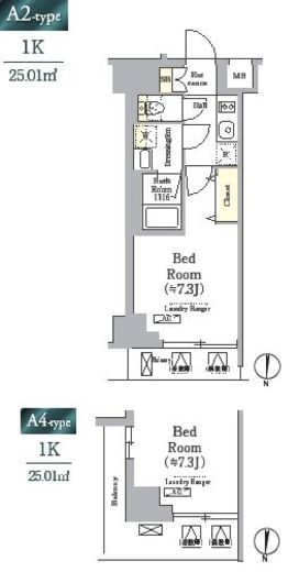 グラシアプレイス大森町 904 間取り図