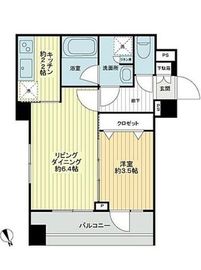 ガーラ・ヒルズ不動前 3階 間取り図