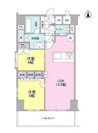 プロスペクト・グラーサ広尾 605 間取り図