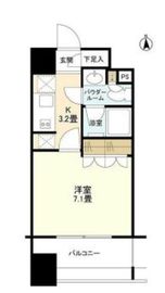 パークリュクス白金mono 2階 間取り図