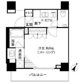 ザ・レジデンス早稲田 1階 間取り図