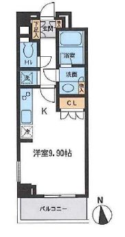 レジデンス白金コローレ 210 間取り図
