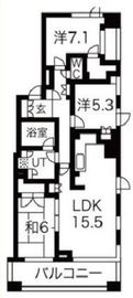 ラグナタワー 3階 間取り図