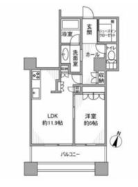 東京レジデンス千代田九段下 6階 間取り図