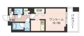 レジデンスシャルマン月島 1010 間取り図