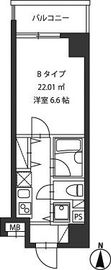 レジディア新御茶ノ水 804 間取り図