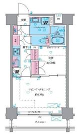 ジェノヴィア浅草5スカイガーデン 4階 間取り図