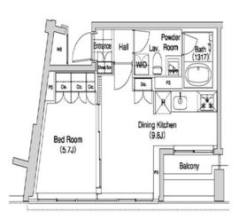 代官山BLESS 505 間取り図