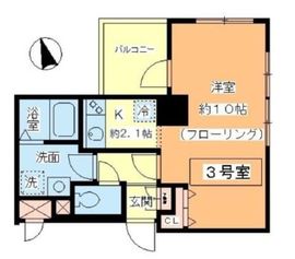 スリアン神楽坂 503 間取り図