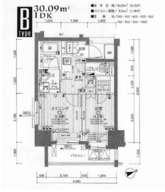 日神デュオステージ中野坂上NEXT 7階 間取り図