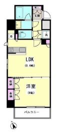 エスティメゾン大井仙台坂 1001 間取り図