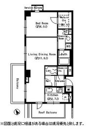 パークアクシス学芸大学 608 間取り図