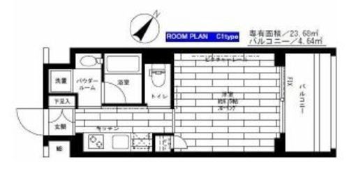 ステージグランデ新川 10階 間取り図