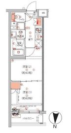 ハーモニーレジデンス中野本町パークサイド 103 間取り図