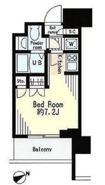 レジディア市谷薬王寺 307 間取り図