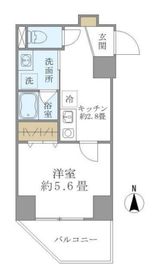 プラッツ両国 402 間取り図