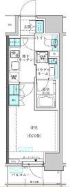 ヴィークブライト蔵前 202 間取り図