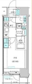 ヴィークブライト蔵前 1402 間取り図