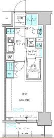 ヴィークブライト蔵前 204 間取り図