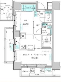 ヴィークブライト蔵前 501 間取り図