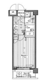 グランド・ガーラ南麻布 1階 間取り図