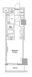 ザ・パークハビオ小石川 205 間取り図