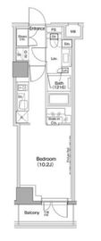 ザ・パークハビオ小石川 206 間取り図