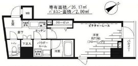 グランドコンシェルジュ麻布 1階 間取り図