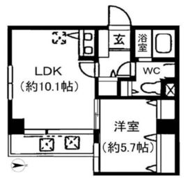 グランドスポット 405 間取り図