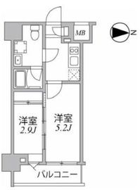 シーフォルム住吉 4階 間取り図