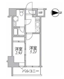 シーフォルム住吉 4階 間取り図