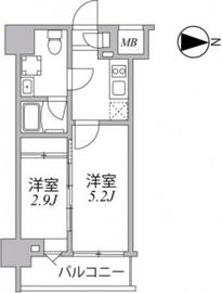 シーフォルム住吉 5階 間取り図