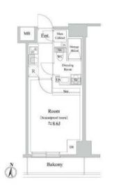 TRACK両国 902 間取り図