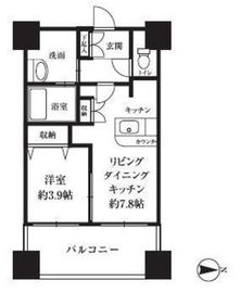 HF西新宿レジデンスウエスト 902 間取り図