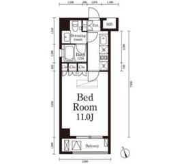 パークキューブ春日安藤坂 302 間取り図