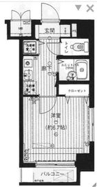 メインステージ日本橋人形町 6階 間取り図