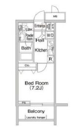 コンフォリア中落合 205 間取り図