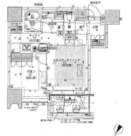 ザ・パークハウス高輪タワー 16階 間取り図