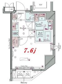 コンシェリア田町 4階 間取り図