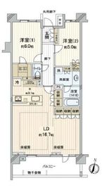 ブランズ文京護国寺 5階 間取り図