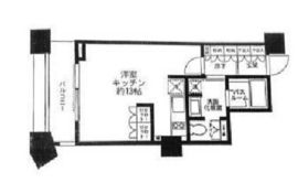 中目黒アトラスタワー 7階 間取り図