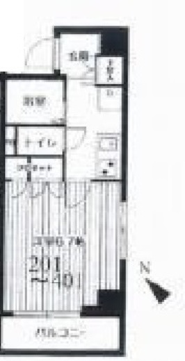 HF武蔵小山レジデンス 501 間取り図