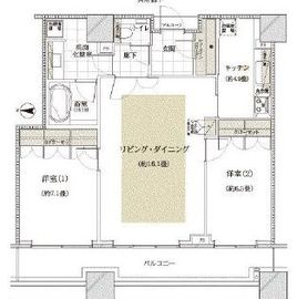 コンシェリア西新宿タワーズウエスト 31階 間取り図