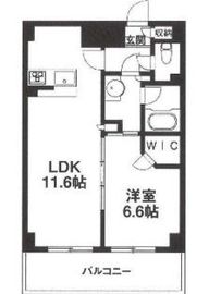 エスティメゾン大井仙台坂 1302 間取り図