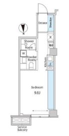 ゲートヒル東京 202 間取り図